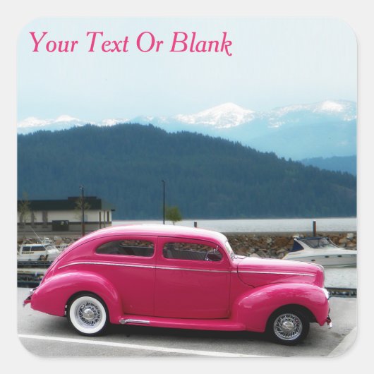 カスタム1940年アメリカの有名メイクセダン スクエアシール (正面)