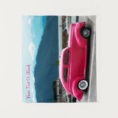 カスタム1940年アメリカの有名メイクセダン タペストリー (正面)