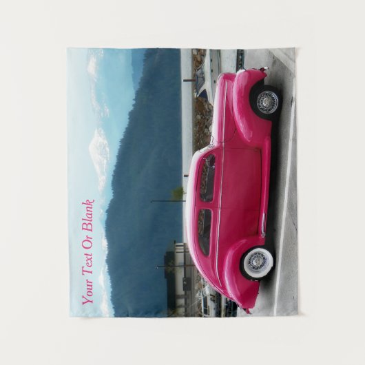 カスタム1940年アメリカの有名メイクセダン タペストリー (正面)