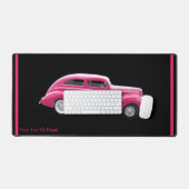 カスタム1940年アメリカの有名メイクセダン デスクマット (キーボード&マウス)
