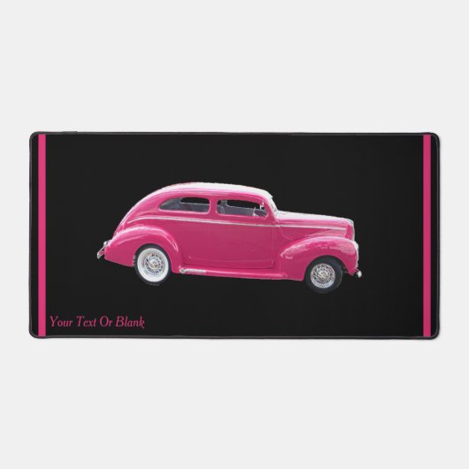 カスタム1940年アメリカの有名メイクセダン デスクマット (正面)