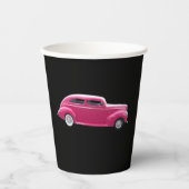 カスタム1940年アメリカの有名メイクセダン 紙コップ (正面)