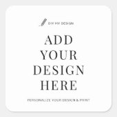 カスタム1.5インチ正方形の製品ラベル印刷 スクエアシール (正面)