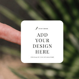 カスタム1.5インチ正方形の製品ラベル印刷 スクエアシール