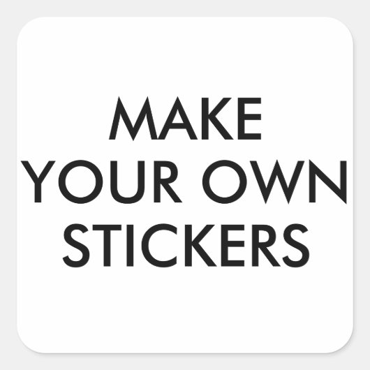 カスタム1.5パーソナライズされた"角ステッカー スクエアシール (正面)