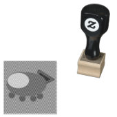 カスタム1" x 1"ゴムスタンプ、インクパッド色=なし、 ラバースタンプ (押印)