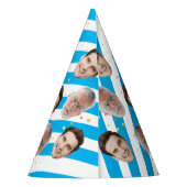 カスタム2つの顔ハッピーバースデー装飾用品 パーティーハット (裏面)