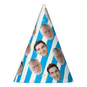 カスタム2つの顔ハッピーバースデー装飾用品 パーティーハット (左)