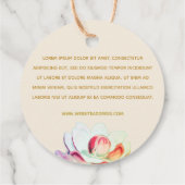 カスタム2インチラウンドマグノリアフローラつるラベル フェイバータグ (裏面)