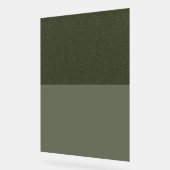 カスタム2トーンモスグリーンアクリル看板 アクリルサイン (傾斜)