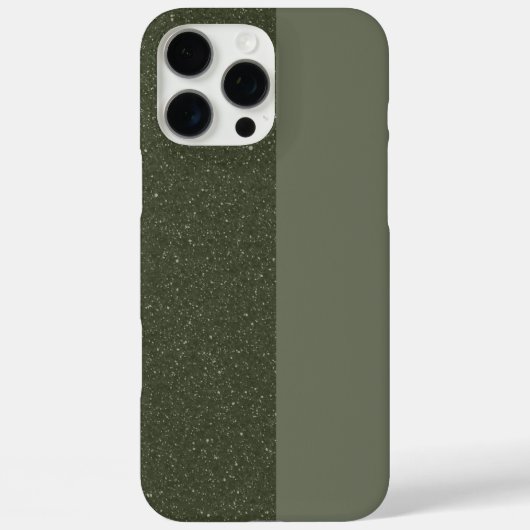 カスタム2トーンモスグリーンiPhone 16 Pro Maxケース Case-Mate iPhoneケース (裏面)