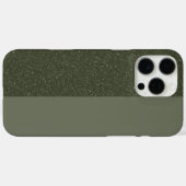 カスタム2トーンモスグリーンiPhone 16 Pro Maxケース Case-Mate iPhoneケース (裏面 (横))