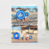 カスタム2パーソナライズされた写真テンプレート父の日 カード (正面)