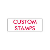 カスタム2パーソナライズされた.15 x 0.78インチ自在型印鑑 セルフインキングスタンプ (デザイン)