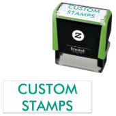 カスタム2パーソナライズされた.15 x 0.78インチ自在型印鑑 セルフインキングスタンプ (インサイチュ)