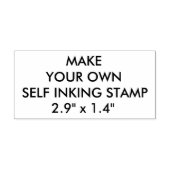 カスタム2パーソナライズされた.9インチx 1.4インチ自己インク式スタンプ セルフインキングスタンプ (デザイン)