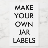 カスタム2パーソナライズされた" x 3"フード瓶ラベル(10) フードラベル (シングルラベル)