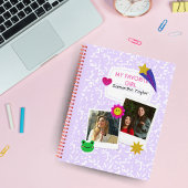 カスタム2フォトコラージュのノートとスクリプト名 ノートブック