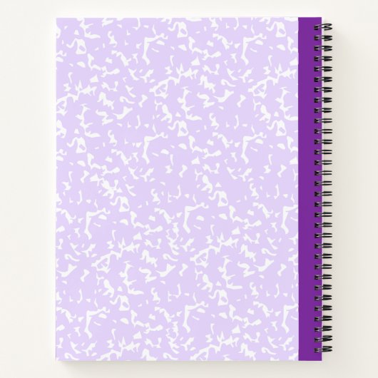 カスタム2フォトコラージュのノートとスクリプト名 ノートブック (裏面)