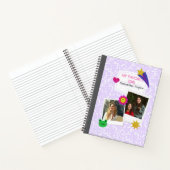 カスタム2フォトコラージュのノートとスクリプト名 ノートブック (内部)