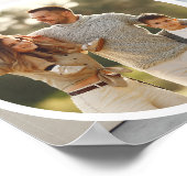 カスタム2フォトコラージュ ポスター (角)