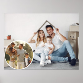 カスタム2フォトコラージュ ポスター
