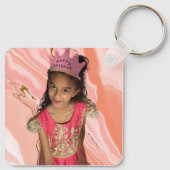 カスタム2フォトスクエア キーホルダー (裏面)