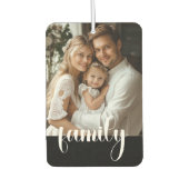 カスタム2フォトファミリーラブキソ カーエアーフレッシュナー (正面)