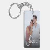 カスタム2フォトラブアクリルキーチェーン キーホルダー (正面左)