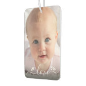 カスタム2フォトラヴパーソナライズされたスクリプトモダン カーエアーフレッシュナー (左)