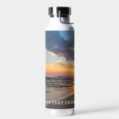 カスタム2フォト文字パーソナライズされた ウォーターボトル (左面)