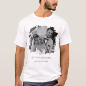 カスタム2ブラシエフェクト写真 Tシャツ (正面)