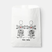 カスタム2ブリデスバイクもしくは自転車に乗る人オートバイ結婚ズ フェイバーバッグ (正面)