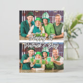 カスタム2モダン-photosテンプレートセントパディス シーズンカード (スタンド正面)