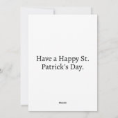 カスタム2モダン-photosテンプレートセントパディス シーズンカード (裏面)