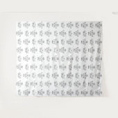 カスタム2ロゴステップとイベントの背景 タペストリー (正面(横))