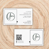 カスタム2ロシンプルゴQrコード株式会社 名刺