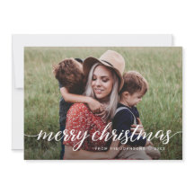 カスタム2写真メリークリスマスファミリーシモダンック