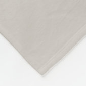 カスタム2写真最高の友達Sage Taupe Names フリースブランケット (角)