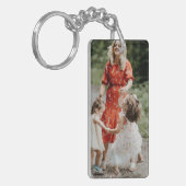 カスタム2枚の両面 キーホルダー (正面左)