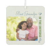 カスタム2枚の写真最高の – 宇宙の大御所 カーエアーフレッシュナー (正面)