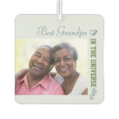 カスタム2枚の写真最高の – 宇宙の大御所 カーエアーフレッシュナー (裏面)