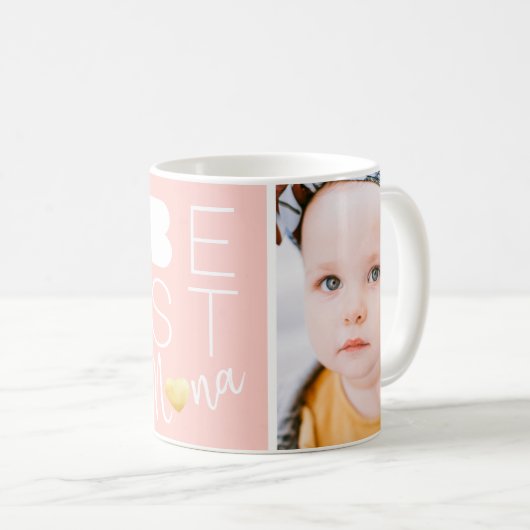 カスタム2枚の写真最高のNana Mag コーヒーマグカップ (正面右)