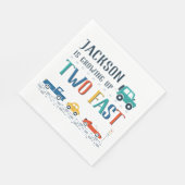 カスタム2速2誕生日 スタンダードランチョンナプキン (角)