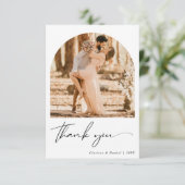 カスタム2面フォト結婚のサンキューカード サンキューカード (スタンド正面)