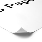 カスタム20パーソナライズされた" x 28インチセミグロスのポスター ポスター (角)