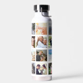 カスタム20角形フォトグリッドコラージュ ウォーターボトル (左面)