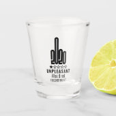 カスタム2020中指レビューが推奨されない ショットグラス (正面)