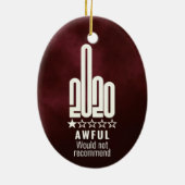 カスタム2020中指レビューが推奨されない セラミックオーナメント (裏面)