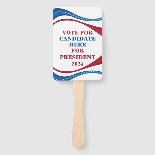 カスタム2024年大統領候補者集会の追加 ハンドファン (正面)